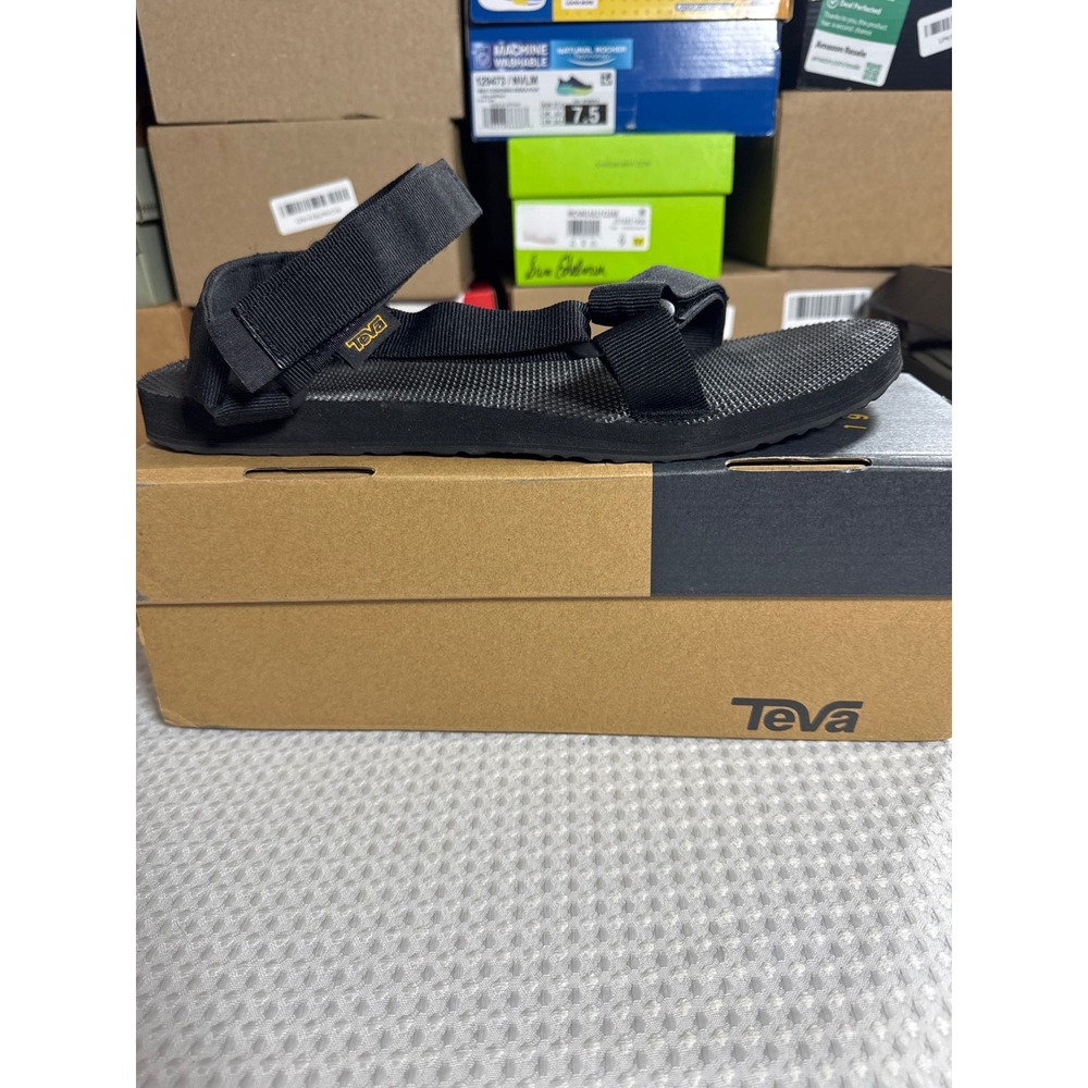 Teva Sandals Men 14 Original Universal Black Hiking 1004010 EUC
